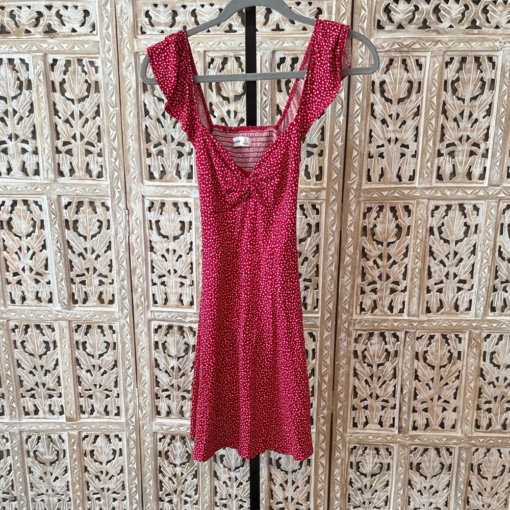 Hollister Red Polka Dot Dress